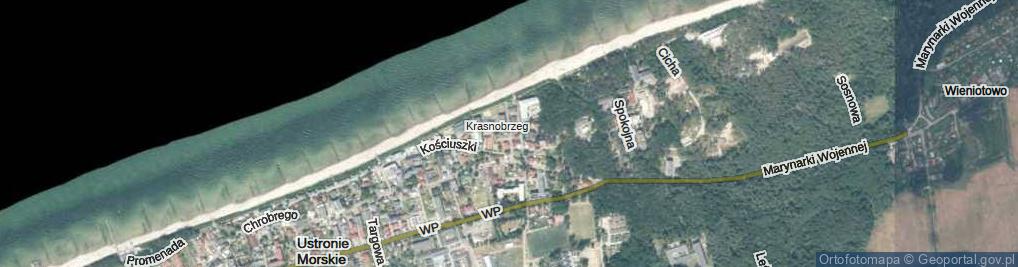 Zdjęcie satelitarne Wolności ul.